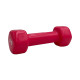 Liga Vinyl Dumbbell Αλτήρας Βινυλίου 1kg (χρώμα ρόζ)